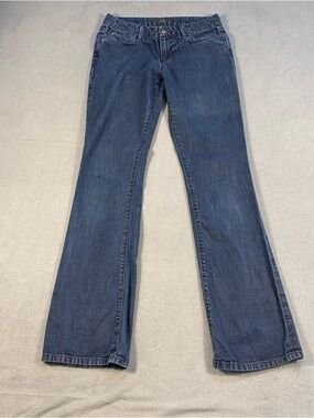 Joe’s Jeans Women's Dark Blue Liw Rise Bootcut Jeans, inseam 32.5”,size W27